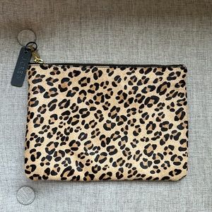 JCREW Animal Print Pouch